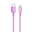 Kép 4/5 - COLORWAY Kábel, USB - MicroUSB (soft silicone) 2.4A 1m lila