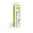 Kép 1/5 - COLORWAY Kábel, USB - MicroUSB (soft silicone) 2.4A 1m zöld