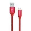 Kép 2/2 - COLORWAY Kábel, USB MicroUSB 1m 2.1A red (CW-CBUM002-RD)