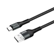 Kép 4/5 - COLORWAY Kábel, USB Type-C CW-CBUC045-BK, nylon 2,4A 1M fekete