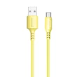 Kép 5/5 - COLORWAY Kábel,  USB to Type-C (soft silicone) 2.4A 1m sárga