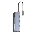 Kép 4/5 - COLORWAY USB-elosztó (dokkolóállomás) CW-HUB02, USB-C 6-B-1 Type C PD 100W/USB3.0?3/HDMI 4?/RJ45