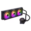 Kép 1/5 - COOLER MASTER CPU hűtő MASTERLIQUID 360L CORE ARGB (vízhűtés), 3 Ventilátoros, LGA1700 támogatással, fekete