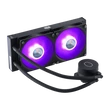 Kép 5/5 - COOLER MASTER CPU hűtő MASTERLIQUID ML240L V2 RGB (vízhűtés) + Kontroller, LGA1700 támogatással fekete