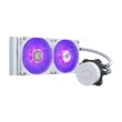 Kép 1/5 - COOLER MASTER CPU hűtő MASTERLIQUID ML240L V2 RGB (vízhűtés) + Kontroller, LGA1700 támogatással, fehér