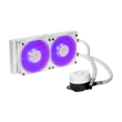 Kép 4/5 - COOLER MASTER CPU hűtő MASTERLIQUID ML240L V2 RGB (vízhűtés) + Kontroller, LGA1700 támogatással, fehér