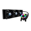 Kép 2/3 - COOLER MASTER CPU hűtő MASTERLIQUID ML360 MIRROR TR4 EDITION (vízhűtés), AMD TR4 támogatással, fekete