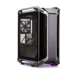 Kép 1/5 - COOLER MASTER Ház ATX Cosmos C700M, 4db Ventilátorral + Riser kábel, Tápegység nélkül, Edzett Üveg, szürke-fekete