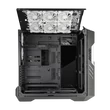Kép 3/5 - COOLER MASTER Ház ATX HAF 700 EVO + 5db Ventilátor + VGA tartó és Riser kábel, Tápegység nélkül, Üvegfalú, fekete