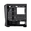 Kép 9/10 - COOLER MASTER Ház, Mid Tower ATX CMP 520L, 1db Ventilátorral, Tápegység nélkül, Edzett üveg, fekete