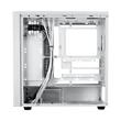 Kép 4/4 - COOLER MASTER Ház ATX MasterBox 600, 4db ARGB Ventilátor, Tápegység nélkül, Üvegfalú, fehér