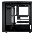 Kép 4/4 - COOLER MASTER Ház ATX MasterBox 600, 4db ARGB Ventilátor, Tápegység nélkül, Üvegfalú, fekete