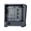 Kép 3/5 - COOLER MASTER Ház, MASTERBOX 500, 2db Ventilátorral, Tápegység nélkül, Edzett üveg, fekete