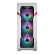 Kép 2/5 - COOLER MASTER Ház Midi ATX MasterBox TD500 MESH V2 RYU, 4db ARGB Ventilátorral, Tápegység nélkül, Edzett Üveg, fehér
