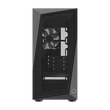 Kép 4/5 - COOLER MASTER Ház Mini Tower ATX CMP 320L, 1db Ventilátorral, Tápegység nélkül, Üvegfalú, Fekete