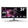 Kép 1/5 - COOLER MASTER Ívelt VA Monitor Quantum Dot, 34" GM34-CW, 144Hz, UWQHD 3440x1440, FreeSync2, 2xHDMI2.0/1xDisplayport1.2