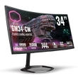 Kép 2/5 - COOLER MASTER Ívelt VA Monitor Quantum Dot, 34" GM34-CW, 144Hz, UWQHD 3440x1440, FreeSync2, 2xHDMI2.0/1xDisplayport1.2