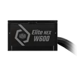 Kép 3/5 - COOLER MASTER Tápegység ELITE NEX WHITE 600, 600W, 12cm, 80+
