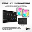 Kép 3/5 - CORSAIR CPU hűtő iCUE H100i ELITE CAPELLIX XT (vízhűtés), 2 Ventilátoros, LGA1700 támogatással, fehér