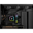 Kép 4/5 - CORSAIR CPU hűtő iCUE H115i RGB ELITE (vízhűtés), 2 Ventilátoros, LGA1700 támogatással, fekete