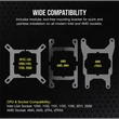 Kép 5/5 - CORSAIR CPU hűtő iCUE H150i ELITE LCD XT (vízhűtés), 3 Ventilátoros, LGA1700 támogatással, fekete