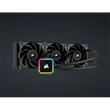 Kép 1/4 - CORSAIR CPU hűtő iCUE H150i RGB ELITE (vízhűtés), 3 Ventilátoros, LGA1700 támogatással. fekete