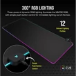 Kép 1/5 - CORSAIR Egérpad MM700 RGB Extended Gaming, 930x400mm, fekete