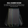 Kép 3/5 - CORSAIR Ház 2500D AIRFLOW, Tápegység nélkül, Edzett Üveg, fekete
