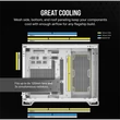 Kép 5/5 - CORSAIR Ház 2500X, Tápegység nélkül, Edzett Üveg, fehér