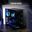 Kép 2/5 - CORSAIR Ház 6500X Dual Chamber, Tápegység nélkül, Edzett Üveg, fekete