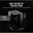 Kép 5/5 - CORSAIR Ház 6500X Dual Chamber, Tápegység nélkül, Edzett Üveg, fekete