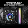 Kép 4/5 - CORSAIR Memória DOMINATOR TITANIUM RGB DDR5 32GB 4800MHz CL30, AMD (Kit of 2), szürke