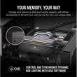 Kép 4/5 - CORSAIR Memória DOMINATOR TITANIUM RGB DDR5 32GB 4800MHz CL30, INTEL (Kit of 2), fekete