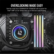 Kép 4/5 - CORSAIR Memória DOMINATOR TITANIUM RGB DDR5 32GB 4800MHz CL32, INTEL (Kit of 2), fehér