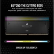Kép 3/5 - CORSAIR Memória DOMINATOR TITANIUM RGB DDR5 64GB 4800MHz CL36, INTEL (Kit of 4), fekete