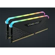 Kép 2/4 - CORSAIR Memória VENGEANCE RGB DDR4 16GB 3200MHz C16 RS (Kit of 2), fekete