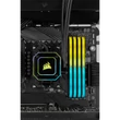 Kép 4/4 - CORSAIR Memória VENGEANCE RGB DDR4 16GB 3200MHz C16 RS (Kit of 2), fekete