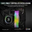 Kép 5/5 - CORSAIR Memória VENGEANCE RGB DDR5 64GB 4800MHz CL32 INTEL (Kit of 2), fekete