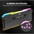 Kép 5/5 - CORSAIR Memória VENGEANCE RGB PRO DDR4 16GB 3200MHz C16 (Kit of 2), fekete