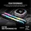Kép 4/5 - CORSAIR Memória VENGEANCE RGB PRO DDR4 32GB 3200MHz C16 SL (Kit of 2), fekete