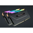 Kép 1/4 - CORSAIR Memória VENGEANCE RGB PRO DDR4 32GB 3600MHz C18 (Kit of 2), fekete