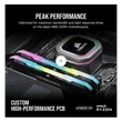 Kép 7/8 - CORSAIR Memória VENGEANCE RGB PRO DDR4 32GB 3600MHz C18 SL (Kit of 2), SPD 2666MHz, fekete