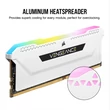 Kép 5/5 - CORSAIR Memória VENGEANCE RGB PRO DDR4 32GB 3600MHz C18 SL (Kit of 2), fehér