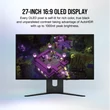Kép 5/9 - CORSAIR Monitor Gaming 27" XENEON 27QHD240, 240Hz, OLED 2560x1440, G-SYNC - FreeSync, 2xHDMI2.1/1xDisplayport1.4