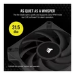 Kép 4/5 - CORSAIR Rendszerhűtő Ventilátor, AF120 ELITE, 12cm, fekete