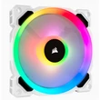 Kép 1/5 - CORSAIR Rendszerhűtő Ventilátor, LL120 RGB, 12cm, fehér