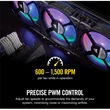 Kép 5/5 - CORSAIR Rendszerhűtő Ventilátor, LL120 RGB LED, 12cm, fekete