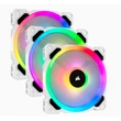 Kép 2/5 - CORSAIR Rendszerhűtő Ventilátor, LL120 RGB + Lighting Node PRO Kontroller + HUB, 12cm, fehér, 3db/csomag