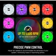 Kép 5/5 - CORSAIR Rendszerhűtő Ventilátor, iCUE QL120 RGB + Lighting Node CORE Kontroller, 12cm, fekete, 3db/csomag