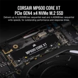 Kép 2/5 - CORSAIR SSD MP600 CORE XT M.2 2280 PCIe 4.0 4000GB NVMe